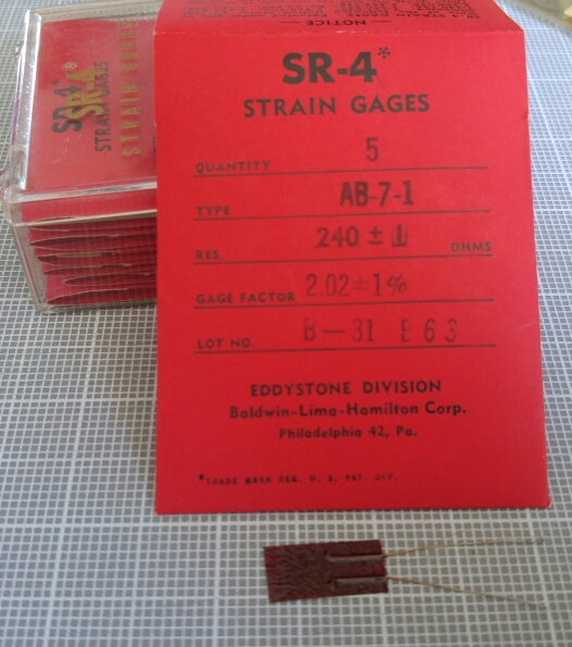 photo of SR-4 strain gages