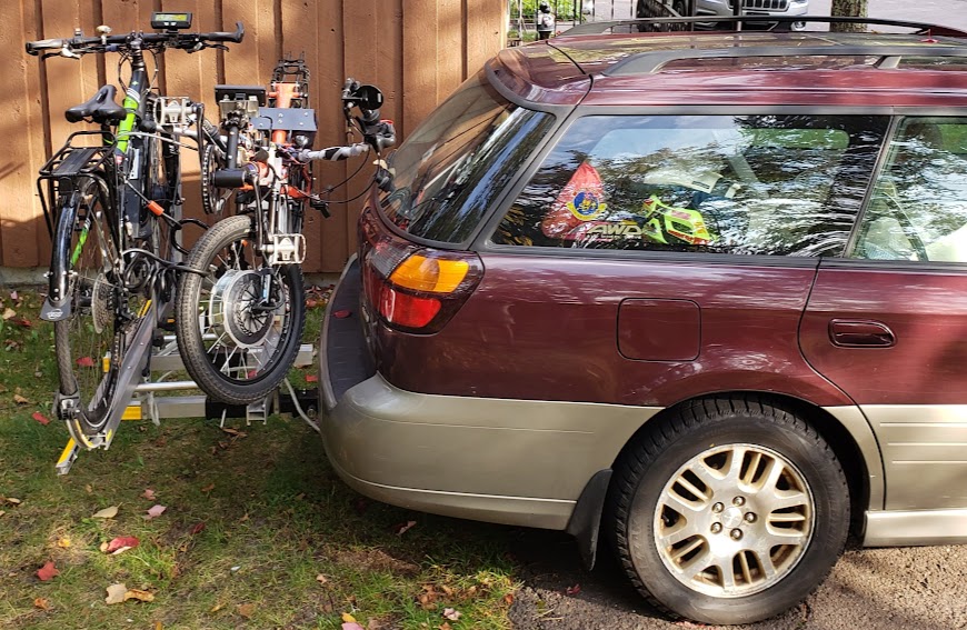 Diy bike discount rack for car