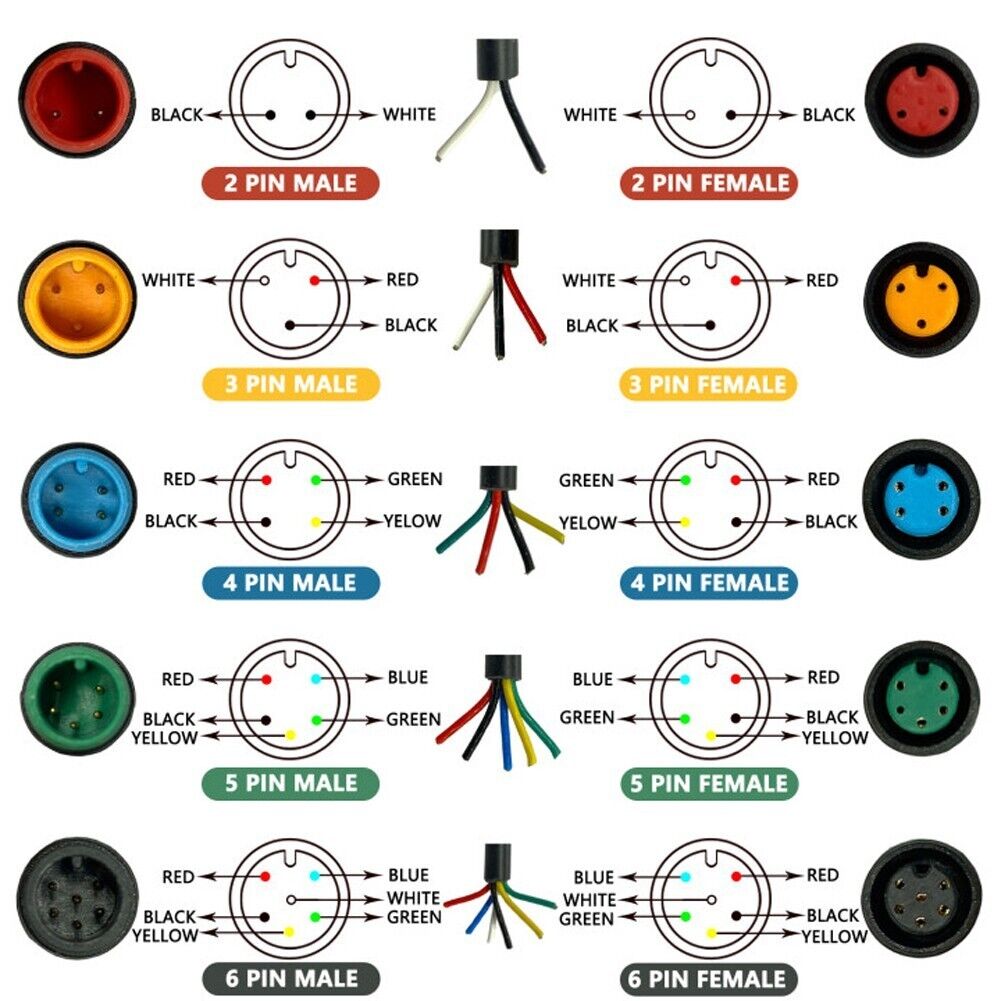 connectors_higo_julet_2_to_6_pin_color_standard_chart_photo
