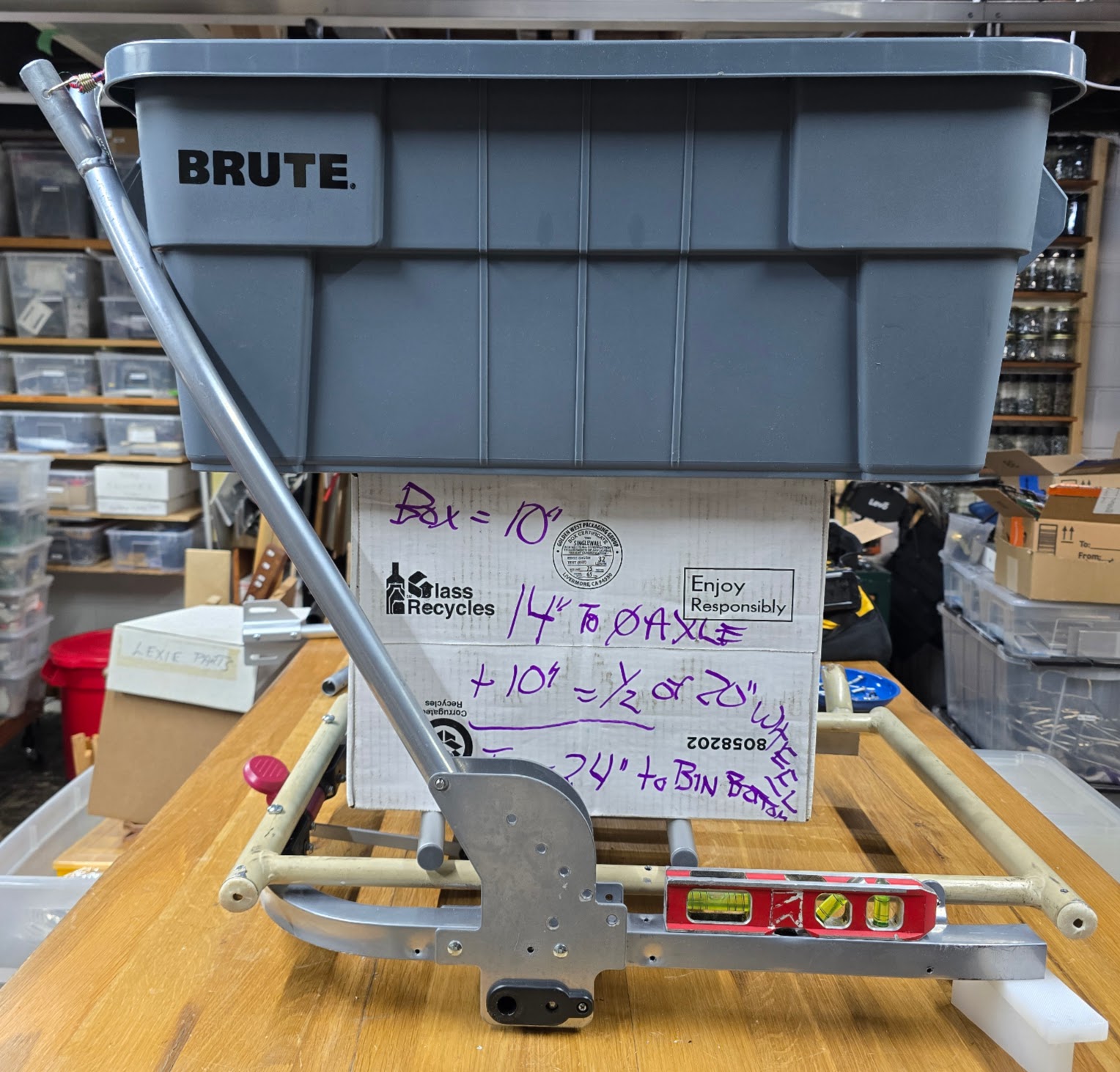 gigi_with_rubbermaid_brute_storage_bin_mockup_photo