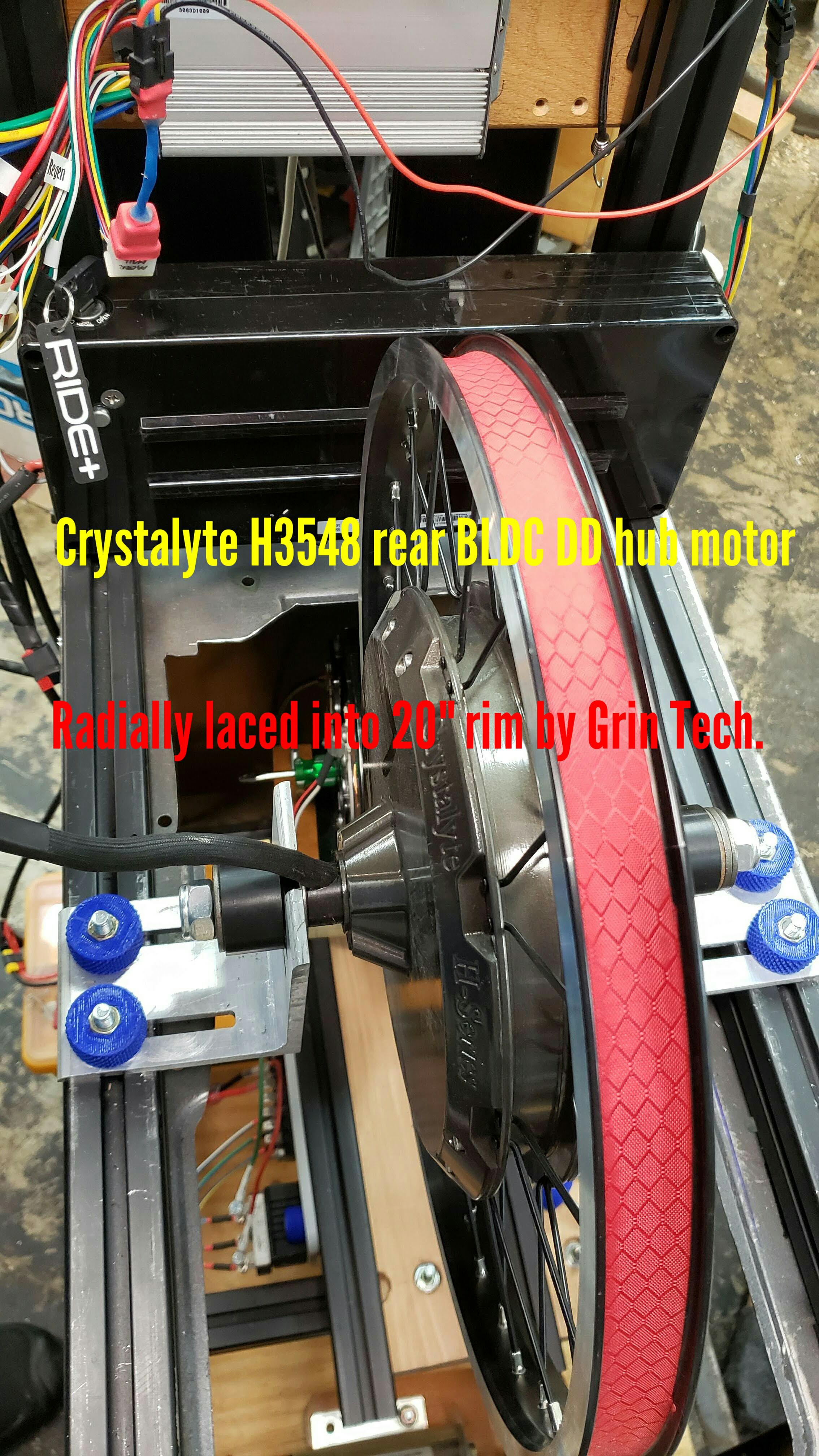 photo of Crystalyte H3548 rear hubmotor